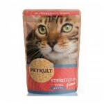 PETKULT Hrana umeda pentru pisici Petkult Sterilised cu ton plic 100 g