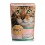 PETKULT Hrana umeda pisici Petkult Sterilised cu iepure plic 100 g