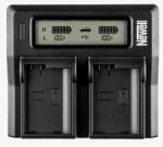 Newell DC-LCD dupla töltő NP-FP, NP-FH, NP-FV akkumulátorokhoz (NL0231) - 220volt