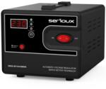 Serioux Stabilizator de tensiune cu servomotor Serioux SRXA-SV124-500VA, 500VA, IP20, protectie tensiune scazuta, supratensiune, scurtcircuit, supraincalzire (SRXA-SV124-500VA)