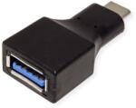 Roline Адаптер Roline 12.99. 9030, от USB Type A(ж) към USB Type-C(м), черен (12.99.9030)