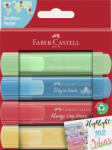 Faber-Castell Set 4 textmarkere pastel faber-Castell FC254625, Cutie carton (FC254625)