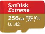 Western Digital Extreme microSDXC 256GB UHS-I/U3/V30/A2 (SDSQXAV-256G-GN6GN)