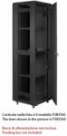 Proel FSR4260 Rack szekrény 42U installációhoz, 2 zárható ajtó és hűtés, fekete, fém, polc, gurulós/fix (FSR4260)