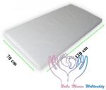  Habszivacs matrac 120 x 70 cm, 6 cm vastag - Fehér levehető, mosható huzattal