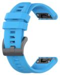  Curea din SILICON pentru Garmin Fenix 7S / 7S Pro / 7S Solar / 7S Sapphire albastru deschis