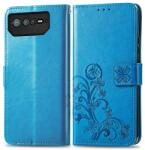  ART FLOWERS Husa portofel Asus Rog Phone 6 albastru