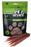 Pet's Dessert Recompense caini fasii moi cu rata Pet's Desert Dog Soft Duck Strip 80g