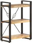 vidaXL Bibliotecă cu 3 niveluri, 60x30x80 cm, lemn masiv de mango (320618) Biblioteca