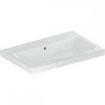 Geberit iCon Light mosdó, 75x48cm, csaplyuk nélkül, túlfolyóval, fehér 501.835. 00.3 (501.835.00.3)