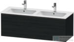 Duravit D-NEO 1280x462 mm-es 1 fiókos alsószekrény 233613 mosdóhoz, Black Oak DE426501616 (DE426501616)