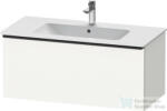Duravit D-NEO 1010x462 mm-es 1 fiókos alsószekrény 233610 mosdóhoz, White Matt Decor DE426301818 (DE426301818)
