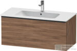 Duravit D-NEO 1010x462 mm-es 1 fiókos alsószekrény 233610 mosdóhoz, Natural Walnut Decor DE426307979 (DE426307979)