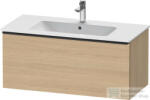Duravit D-NEO 1010x462 mm-es 1 fiókos alsószekrény 233610 mosdóhoz, Natural Oak DE426303030 (DE426303030)