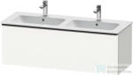 Duravit D-NEO 1280x462 mm-es 1 fiókos alsószekrény 233613 mosdóhoz, White Matt Decor DE426501818 (DE426501818)