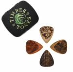 Timbertones LASG-MT-4 - Laser Tones Grip Mixed Tin of 4 Guitar Picks - B772B