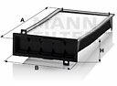 Mann-filter Filtru, aer habitaclu MANN-FILTER CU 36 003 (CU 36 003)