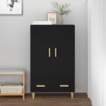 vidaXL Dulap înalt, negru, 70x31x115 cm, lemn prelucrat (812565) Comoda