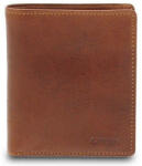 Giudi barna férfi Vacchetta bőr pénztárca, irattárca 10, 8 x 9, 3 cm (G-6194-GD-marrone)