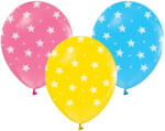 GoDan S. A Csillagos latex léggömb, 32cm, vegyes színekben, 5 db/cs