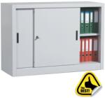 Plus Mobilier Dulap metalic Premium Asamblat usi culisante 1 raft 1200x450x900 mm (LxlxH) 50 kg/polita, PLUS gri 2 1 1200x450x900 50 kg Dulap metalic usi glisante (61004089) Dulap arhivare