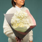 ImodFlowers Buchet cu hortensia alba