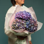 ImodFlowers Buchet cu hortensia albastra vintage