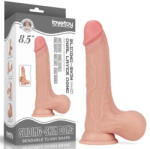 Lovetoy 8,5" Sliding Skin Dual Layer Dong Whole Testicle