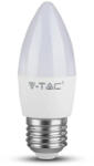 V-TAC 4.5W E27 hideg fehér C37 LED gyertya égő - SKU 2143441 (2143441)