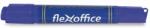 FlexOffice PM04 alkohos marker 0,8-6 mm kék (FOPM04K)