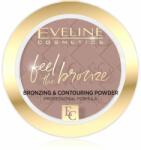 Eveline Cosmetics Feel The Bronze bronzosító és kontúrozó púder árnyalat 01 Milky Way 4 g