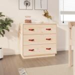 vidaXL Servantă, 80x40x75 cm, lemn masiv de pin (820107) Comoda