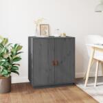 vidaXL Servantă, gri, 65, 5x40x75 cm, lemn masiv de pin (820119) Comoda
