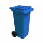  Műanyag szemetes kuka, kommunális hulladékgyűjtő, kék, 120L (CK120LT-B)