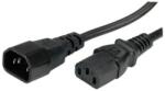 Valueline Захранващ кабел Value 19.99. 1510, от IEC 320(C14)(м) към IEC320 (C13)(ж), за монитор, 1m, черен (19.99.1510)