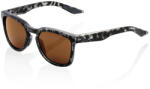 100% HUDSON Matte Black Havana fekete-szürke napszemüveg (bronz lencse)