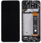 Samsung GH82-28508A Gyári Samsung Galaxy A13 4G SM-A135 LCD kijelző érintővel fekete kerettel előlap (GH82-28508A)