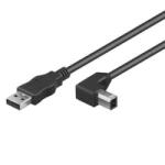  Cablu USB 2.0-A la tip B unghi 90 grade T-T 5m, ku2ab5-90 (KU2AB5-90)