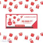  Ajándékutalvány 30 000 Ft értékben - autotuninghaus