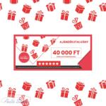  Ajándékutalvány 40 000 Ft értékben