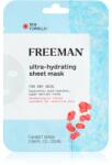 Freeman Essentials Hyaluronic Acid & Super Berries mască textilă hidratantă pentru tenul uscat 28 ml Masca de fata