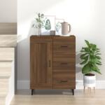 vidaXL Servantă, stejar maro, 69, 5x34x90 cm, lemn compozit (817374) Comoda