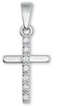 Soliter Brilio Silver Csillogó ezüst medál kereszt 446 001 00426 04