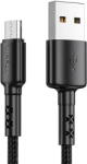 Vipfan USB to Micro USB cable Vipfan X02, 3A, 1.2m (black) (25501) - vexio