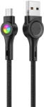 Vipfan USB to Micro USB cable Vipfan Colorful X08, 3A, 1.2m (black) (25532) - vexio