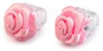 Byou Hajcsipesz Karmos Mini Virágos - Textilrózsa világos rózsaszin 1db