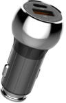 LDNIO Car charger LDNIO C1, USB + USB-C, PD + QC 3.0, 36W (black) (26181) - pcone