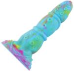 HISMITH HSD36 Realistic Silicone Tentacle Dildo Strong Suction Cup 8.59" Blue-Green Dildo