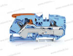 Wago 2116-1204 Topjob S Push-in Cage Clamp sorkapocs működtető karral (0, 5. . . 16mm2) 76A kék (2116-1204)