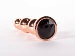 X-Men Secret Shine Booty Call Metal Butt Plug with Gem Gold M